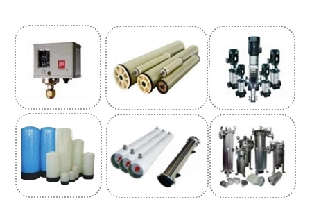 قطعات و اجزای کلیدی سیستم آب شیرین کن صنعتی RO