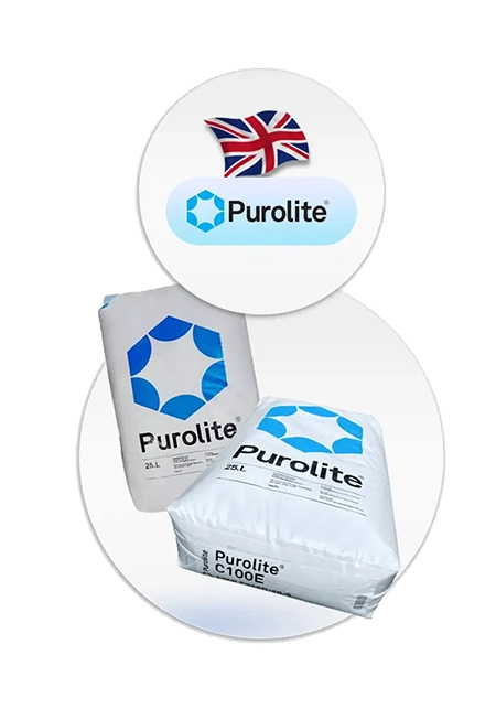 بسته بندی رزین تبادل یونی پرولایت (PUROLITE)